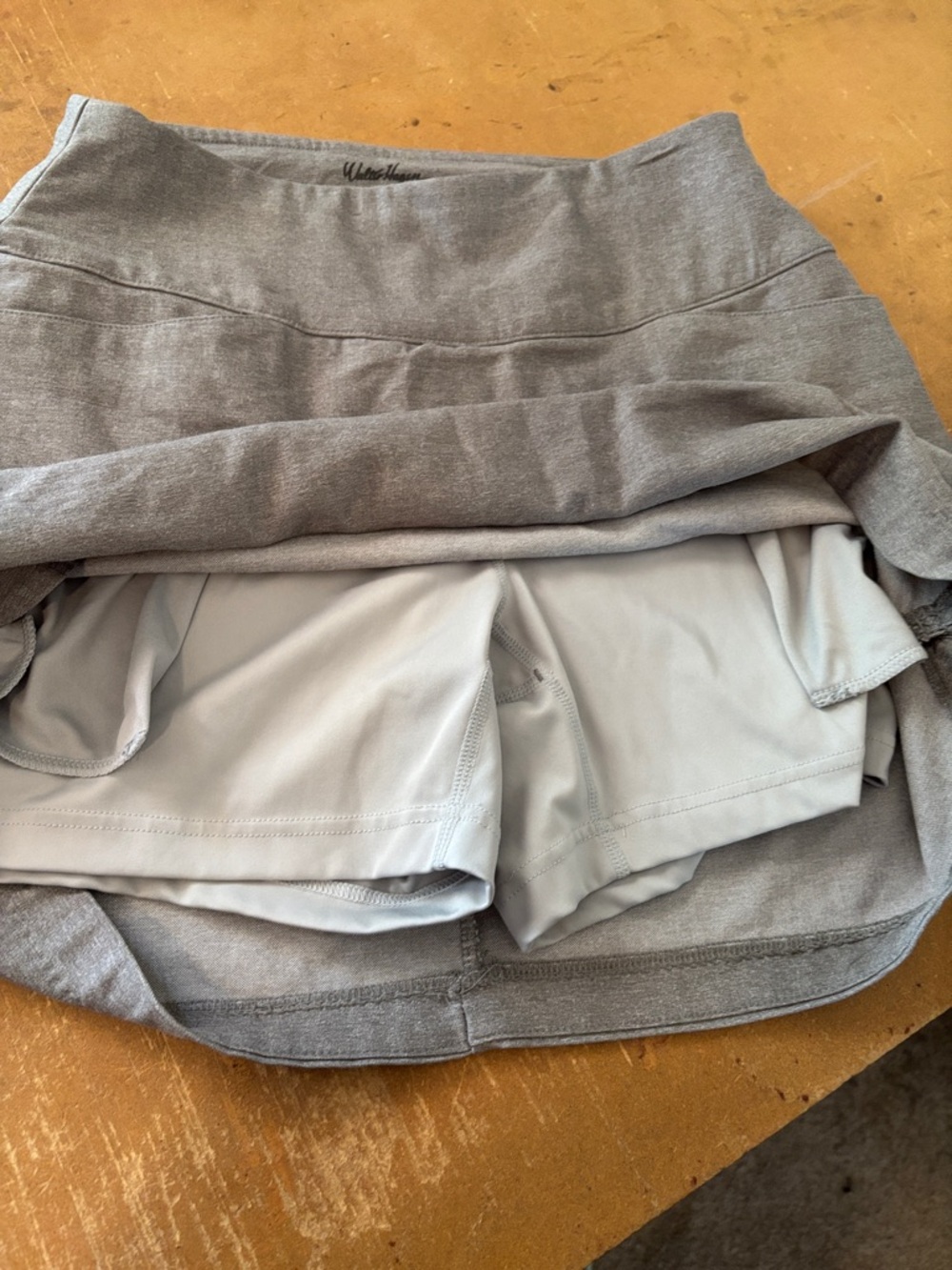 Walter Hagen Gray Performance Skort - Picture 5 of 5